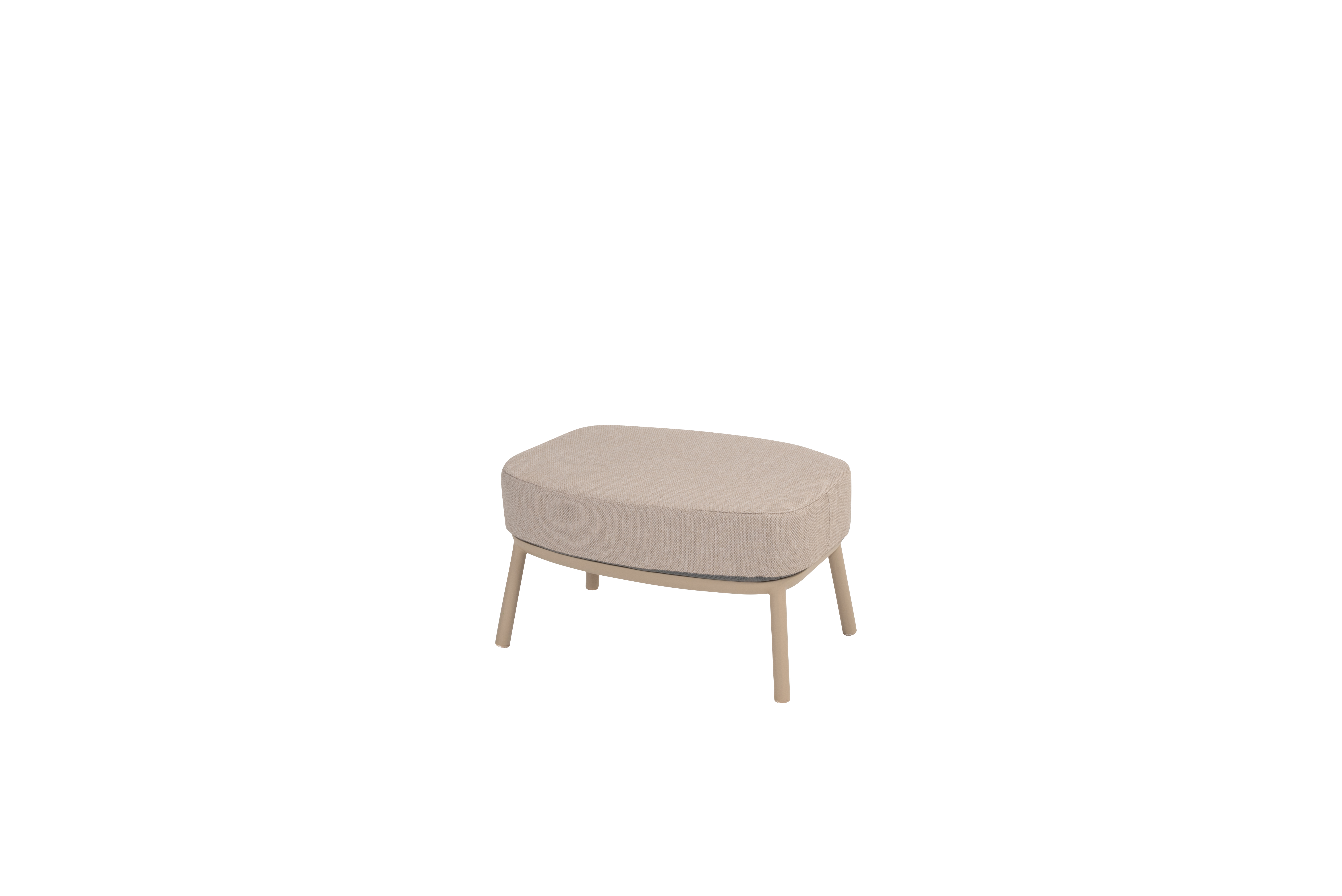  Taste Puglia Footstool With Cushion - Latte